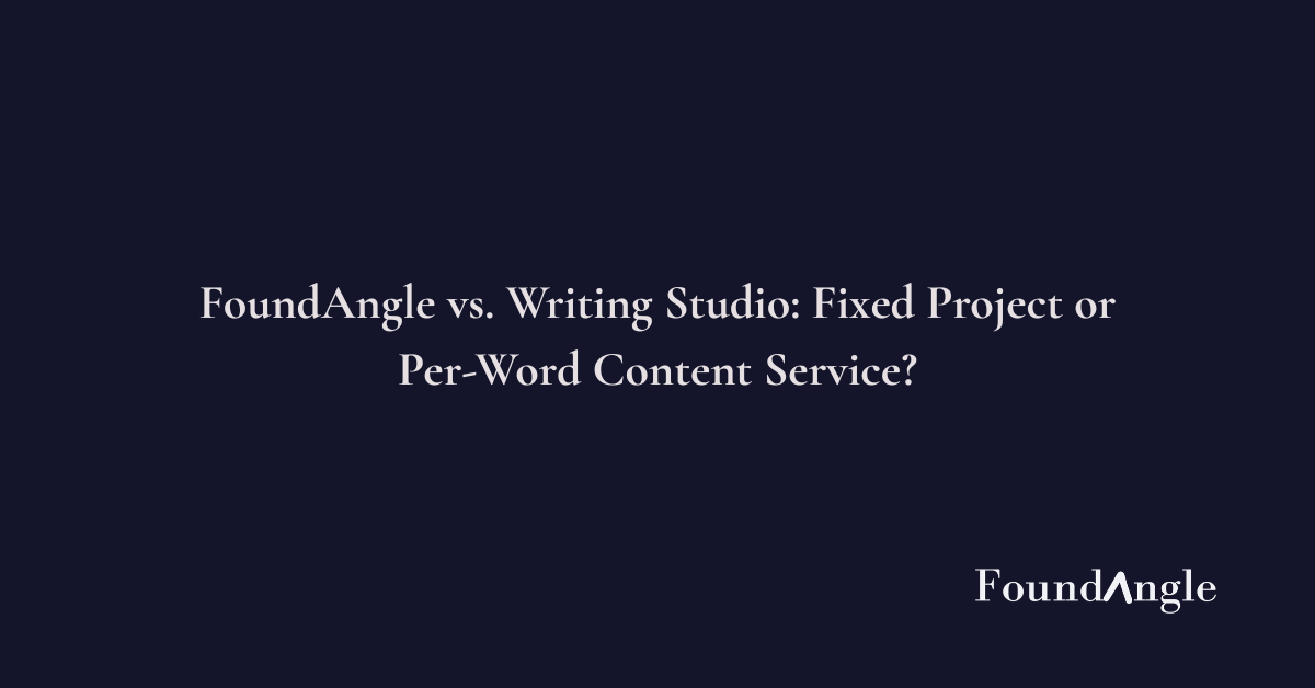 FoundAngle vs. Writing Studio